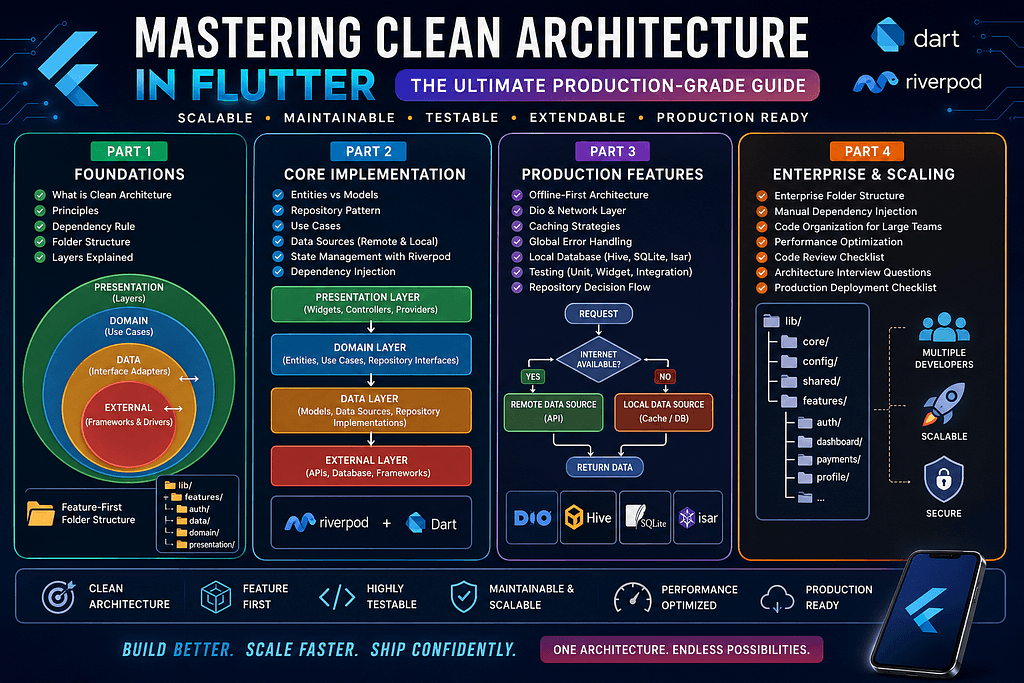 Mastering Clean Architecture in Flutter: The Ultimate Production-Grade Guide (Part 4)